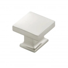 Belwith-Keeler - B077924 - 1-1/4 inch Cambridge Square Knob Belwith-Keeler - B077924 - 1-1/4 inch Cambridge Square Knob
