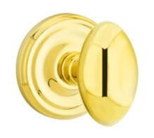 Emtek<br />Brass Classic Egg Knob (E) - Select a Rose