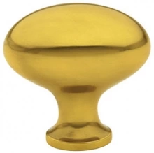 Emtek - 86016  - Traditional Brass Egg Cabinet Knob 1-1/4"