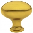 Emtek<br />86016  - Traditional Brass Egg Cabinet Knob 1-1/4"
