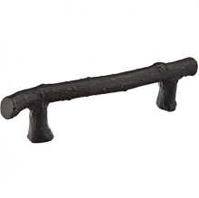 Emtek - 86063 - Sandcast Bronze Twig Pull 4"
