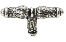 Carpe Diem Cabinet Knobs - 1065   1-11/16" - Acanthus knob with feather scroll
