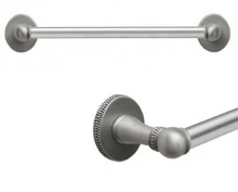 Carpe Diem Cabinet Knobs - 1606    34-1/8"  -  Classic 32" c to c towel bar; 5/8" smooth bar