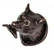 Carpe Diem Cabinet Knobs<br />2502   2-1/8"  - Large Bear Head knob with fish in mouth 
