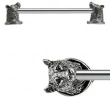 Carpe Diem Cabinet Knobs<br />2505S   10-1/2" - Bear 9" c to c long pull; 1/2" smooth bar