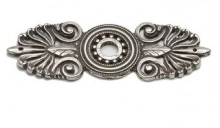 Carpe Diem Cabinet Knobs - 378  3-3/8" - Oracle decorative medium elongated back plate
