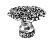 Carpe Diem Cabinet Knobs - 4510  1-1/2"  - Monticello octagon knob with Swarovski Crystals