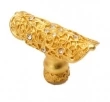 Carpe Diem Cabinet Knobs<br />4512   1-13/16" - Monticello oblong knob with Swarovski Crystals