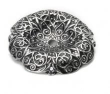 Carpe Diem Cabinet Knobs<br />4519    2-3/16" - Monticello large round back plate with Swarovski Crystals