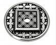 Carpe Diem Cabinet Knobs<br />4715   2"  - Geometric round back plate 