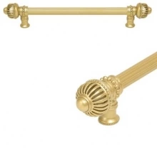 Carpe Diem Cabinet Knobs - 5573    20-7/8" - Cricket Cage large finial 18" c to c appliance/long pull; 5/8" smooth bar