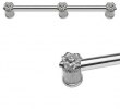Carpe Diem Cabinet Knobs 5638    19-1/8" <br />Oracle 18" c to c appliance/long pull; 5/8" smooth bar & center brace