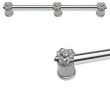 Carpe Diem Cabinet Knobs<br />5638    19-1/8"  - Oracle 18" c to c appliance/long pull; 5/8" smooth bar & center brace