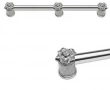 Carpe Diem Cabinet Knobs<br />5637   13-1/8"  - Oracle 12" c to c appliance/long pull; 5/8" smooth bar & center brace 