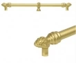 Carpe Diem Cabinet Knobs<br />5647  15 1/4" - Bienvenue 12" c to c appliance/long pull; 5/8" smooth bar & center brace
