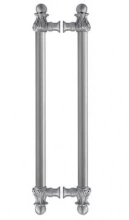 Carpe Diem Cabinet Knobs - 5864 24-5/8" - Acanthus back to back 22" o.c. {approx.} w/ 5/8" smooth center long pull Romanesque style Carpe Diem Cabinet Knobs - 5864 24-5/8" - Acanthus back to back 22" o.c. {approx.} w/ 5/8" smooth center long pull Romanesque style