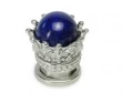 Carpe Diem Cabinet Knobs<br />6903   7/8" - King George petite small knob with semi-precious stones