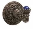 Carpe Diem Cabinet Knobs<br />7010   3 1/4"  - King George hook with semi-precious stones