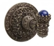 Carpe Diem Cabinet Knobs<br />7010   3-1/4" - King George hook with semi-precious stones