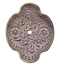 Carpe Diem Cabinet Knobs - 8008   3-3/8"  - Oval tularosa escutcheon