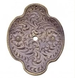 Carpe Diem Cabinet Knobs<br />8008   3-3/8"  - Oval tularosa escutcheon