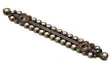 Carpe Diem Cabinet Knobs - 894    6 1/8" - Cache 4" o.c. large elongated escutcheon w/ Swarovski Crystals