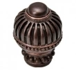 Carpe Diem Cabinet Knobs<br />968  1 1/2"  - Cricket Cage large round knob with beaded base