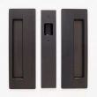 Cavilock<br />CL400A0225 - Cavity Sliders Passage Pocket Door Set, Non-Magnetic Latching, Oil Rubbed Bronze, for 1 3/8" Door Thickness