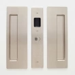 Cavilock<br />CL400A0328 - Cavity Sliders Passage Pocket Door Set, Magnetic Latching, Satin Nickel, for 1 3/8" Door Thickness