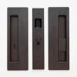 Cavilock<br />CL400B0228 - Cavity Sliders Magnetic Privacy Pocket Door Set, Emerg LH/Snib RH (Right Hand), Oil Rubbed Bronze, for 1 3/8" Door Thickness