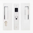 Cavilock<br />CL400C0028 - Cavity Sliders Magnetic Key Locking Pocket Door Set, Key LH (Left Hand)/Snib RH (Right Hand), Bright Chrome, for 1 3/8" Door Thickness