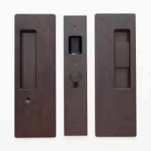 Cavilock - CL400C0228 - Cavity Sliders Magnetic Key Locking Pocket Door Set, Key LH (Left Hand)/Snib RH (Right Hand), Oil Rubbed Bronze, for 1 3/8" Door Thickness