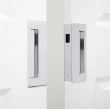 Cavilock<br />CL400D0025 - Cavity Sliders Bi-Parting Passage Pocket Door Set, Non-Latching, Bright Chrome, for 1-3/8" Door Thickness