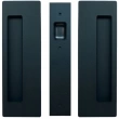 Cavilock<br />CL400A0425 - Cavity Sliders Passage Pocket Door Set, Non-Magnetic, Non-Latching, Matte Black, for 1 3/8" Door Thickness