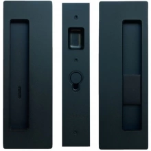 Cavilock<br />CL400B0428 - Cavity Sliders Magnetic Privacy Pocket Door Set, Emerg LH/Snib RH (Right Hand), Matte Black, for 1 3/8" Door Thickness