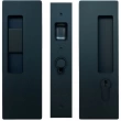 Cavilock<br />CL400C0427 - Cavity Sliders Magnetic Key Locking Pocket Door Set, Snib LH (Left Hand)/Key RH (Right Hand), Matte Black, for 1 3/8" Door Thickness