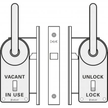 Cavilock - CL100B3015 - Cavity Sliders CL100 ADA Indicator Lock - Right Hand - Satin Chrome