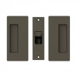 Cavilock<br />CL205C0002 - Magnetic Latch Bi-Parting Mate for Privacy Pocket Door Set, Passage with Striker, Oil Rubbed Bronze, for 1-3/8" Door Thickness