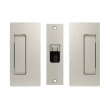 Cavilock<br />CL205C0003 - Magnetic Latch Bi-Parting Mate for Privacy Pocket Door Set, Passage with Striker, Satin Nickel, for 1-3/8" Door Thickness