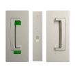 Cavilock<br />CL406B0332 - Cavity Sliders CL406ADA Offset Privacy (LH Snib/Blank) Magnetic Latching - Satin Nickel 1 3/4" Thickness