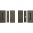 Cavilock<br />CL406D0229 - Cavity Sliders Bi-Parting Passage Pocket Door Set, Magnetic Latching, Oil Rubbed Bronze, for 1-3/4" Door Thickness