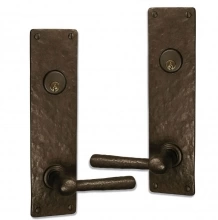Coastal Bronze - 120-00-DBL - Square Double Cylinder Mortise Entry Set 11" x 2-3/4"