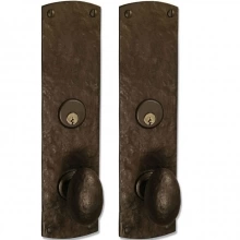 Coastal Bronze - 210-00-DBL - Arch Double Cylinder Mortise Entry Set 8" x 2-3/4"