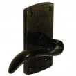 Ashley Norton<br />CV.20 Escutcheon - 5-1/8" x 2-1/2" Curved Privacy Pin Set with 500 Churchill Lever