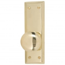 Brass Accents - D07-K539 G/H - Quaker Collection Privacy Interior Set