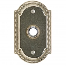 Rocky Mountain Hardware - DBB-E005 - Doorbell Button - 3" x 5" Ellis Escutcheon