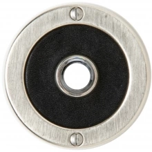 Rocky Mountain Hardware - DBB-E101 - Doorbell Button - 3-1/2" Round Designer Escutcheon