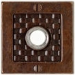 Rocky Mountain Hardware<br />DBB-E103 - Doorbell Button - 3" x 3" Square Designer Escutcheon