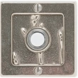 Rocky Mountain Hardware<br />DBB-E103 - Doorbell Button - 3" x 3" Square Designer Escutcheons