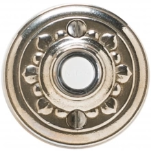 Rocky Mountain Hardware - DBB-E30802 - Doorbell Button - 2-1/2" Round Bordeaux Escutcheon
